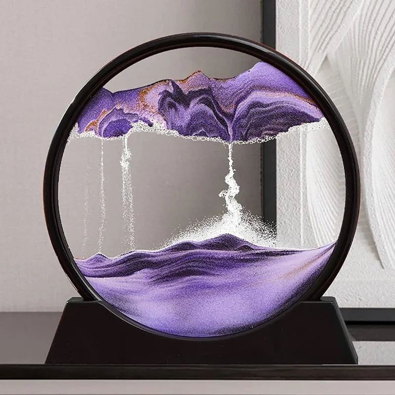 Moving Sand Art Picture landscape detail